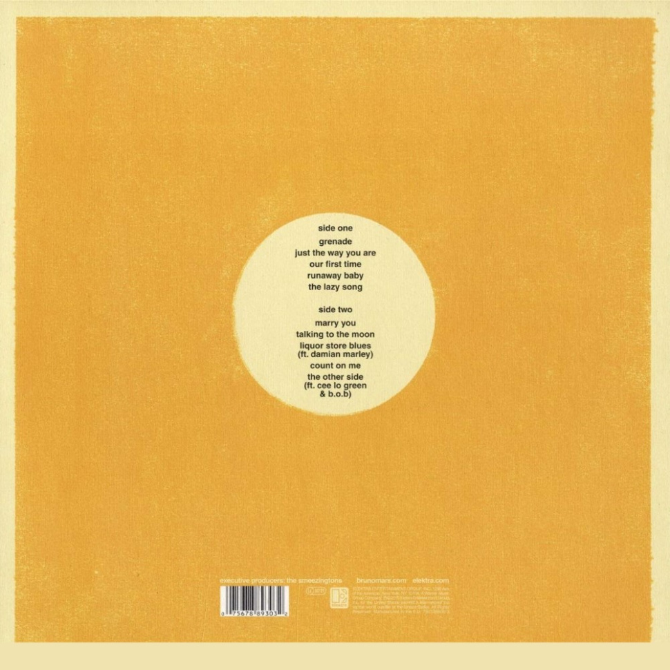 [38315] Bruno Mars - Doo-Wops & Hooligans (LP)