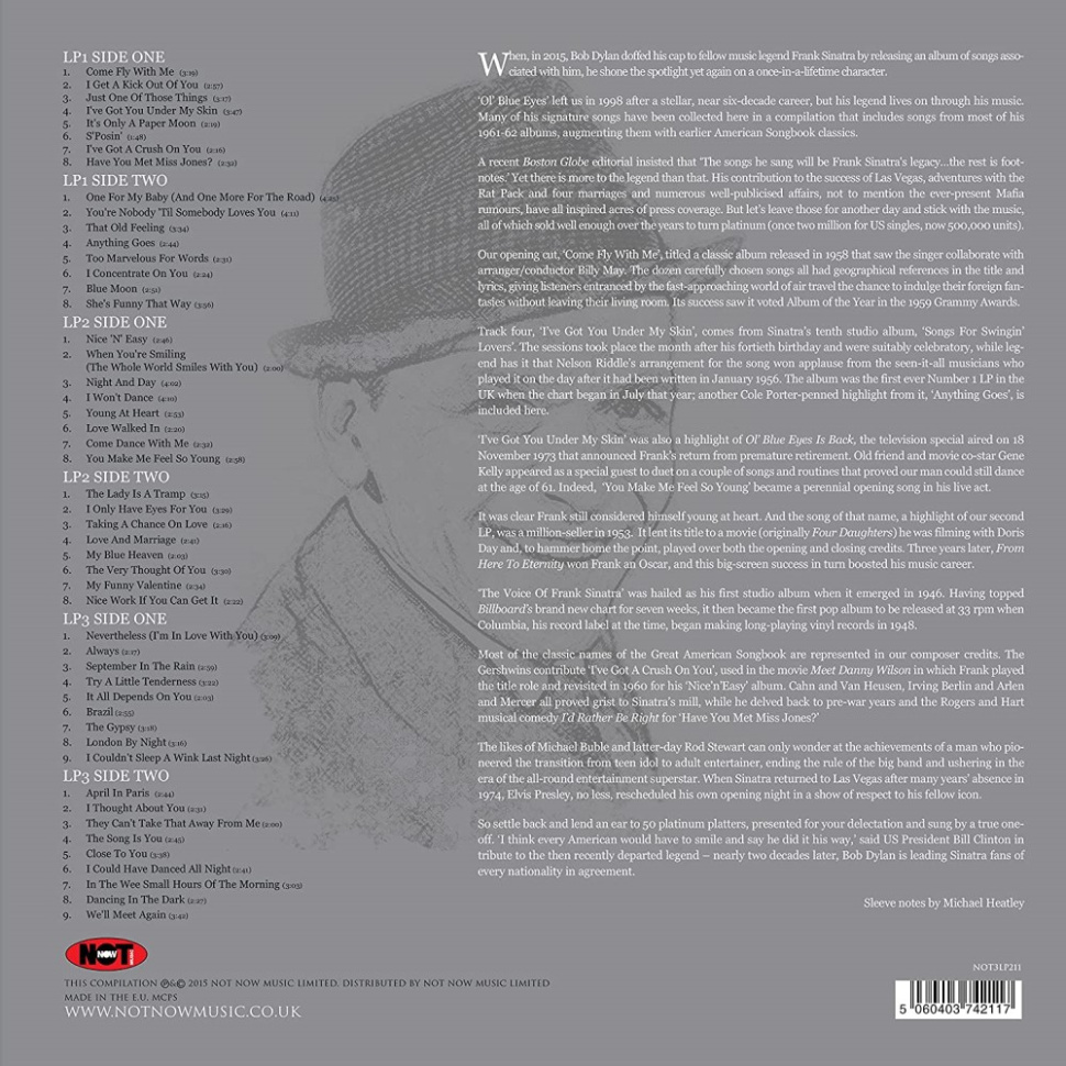 [39275] Frank Sinatra - The Platinum Collection (3LP | White)