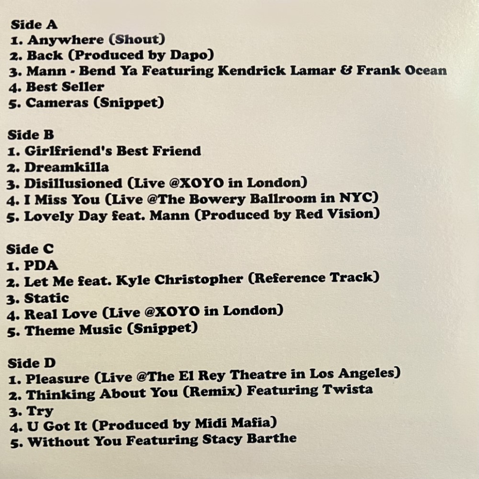 [59624] Frank Ocean - Unreleased, Misc.Vol.2 (2LP | Coloured)