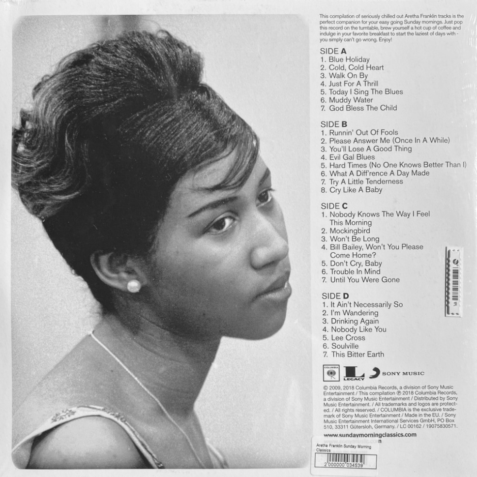 [34539] Aretha Franklin - Sunday Morning Classics (2LP)