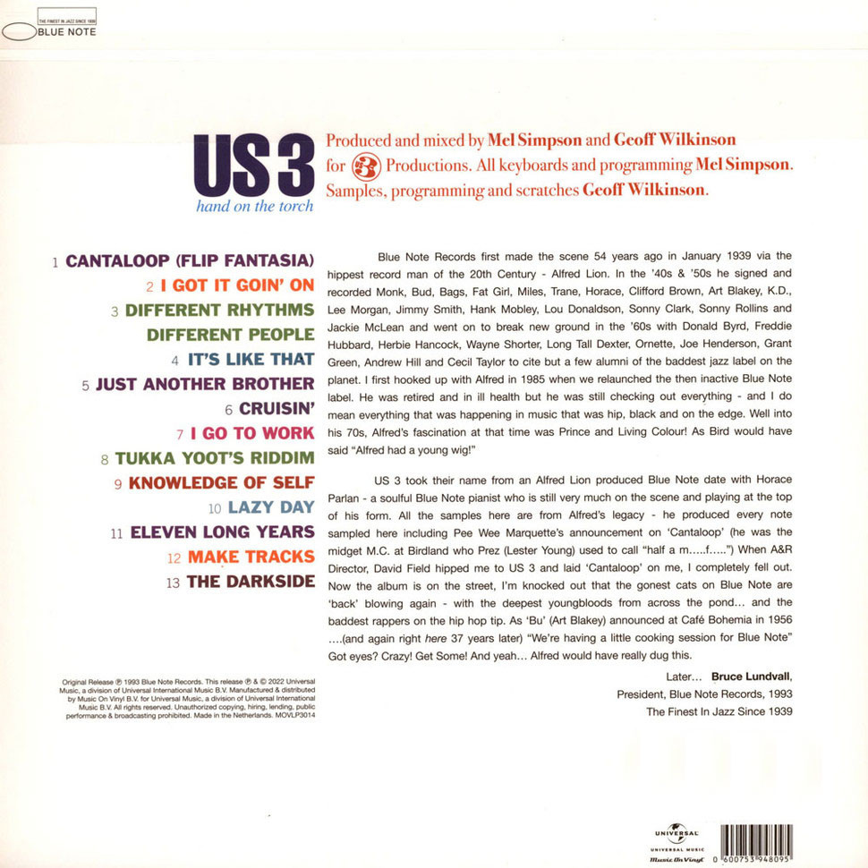 [69081] US3 - Hand On The Torch (LP)