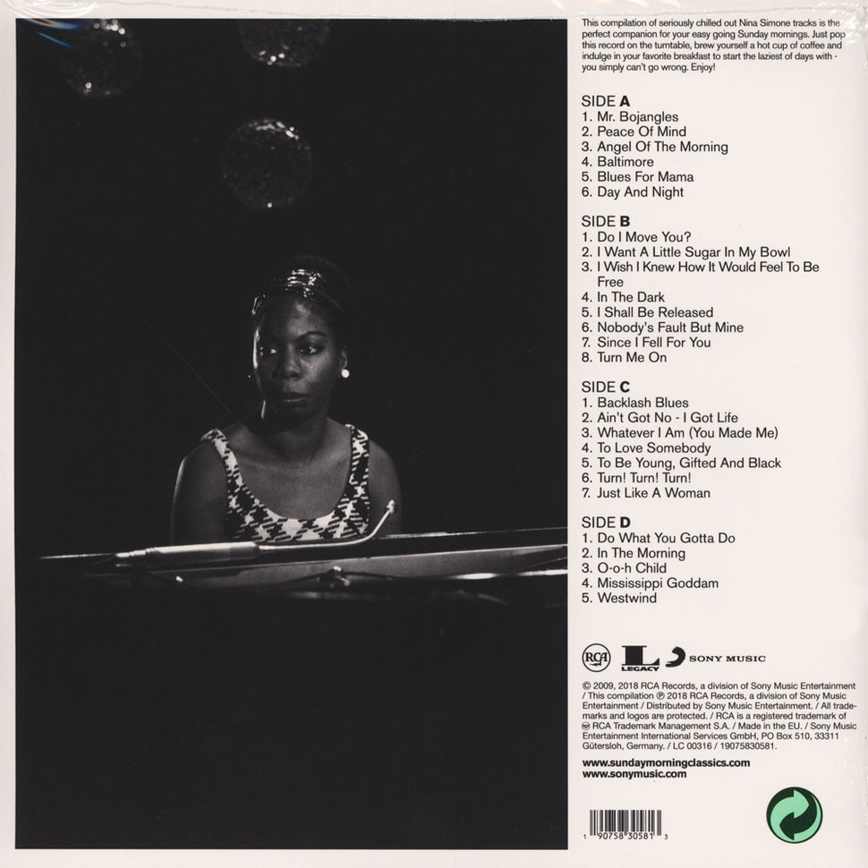 [46310] Nina Simone - Sunday Morning Classics (2LP)