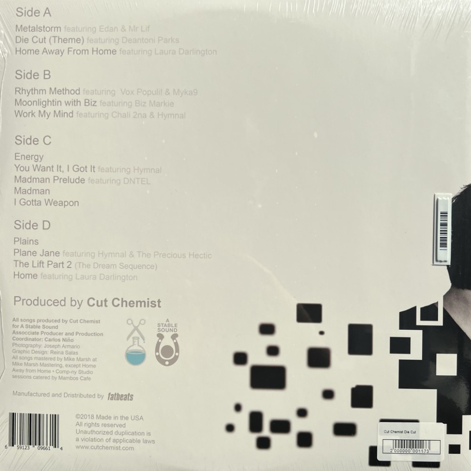 [1173] Cut Chemist - Die Cut (2LP)