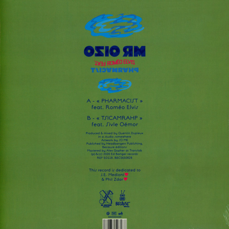 [56135] Mr. Oizo - Pharmacist (10" | Neon Green)