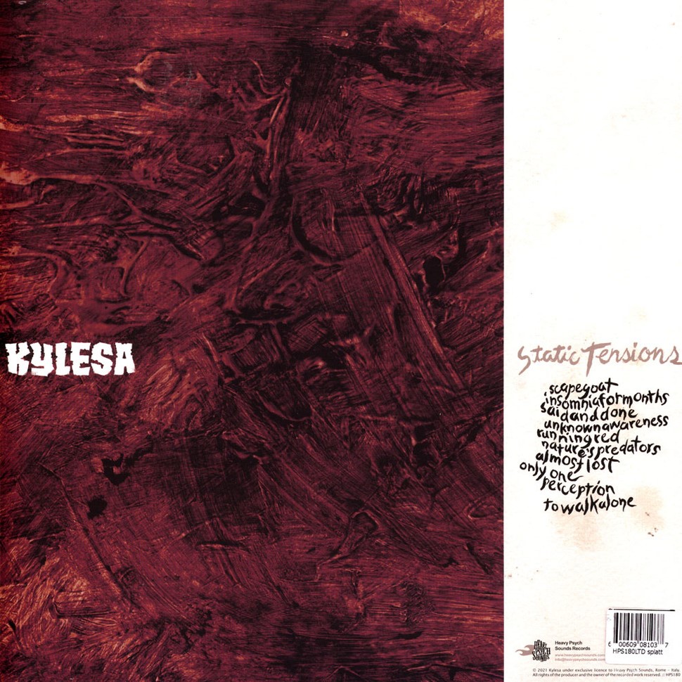 [56715] Kylesa - Static Tensions (LP | Transparent with Purple Splatter)