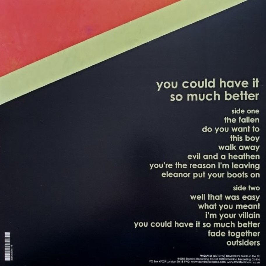 [46464] Franz Ferdinand - You Could Have It So Much Better (LP)
