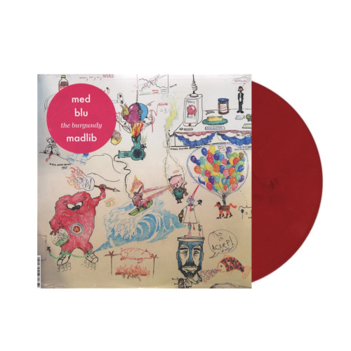[23670] Med, Blu & Madlib - The Burgundy (12" | Marbled Burgundy)