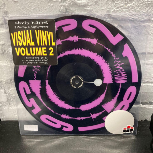 [34256] Chris Karns - Visual Vinyl Volume 2 (Picture Disc, 12" Single Sided | Pink On Black)
