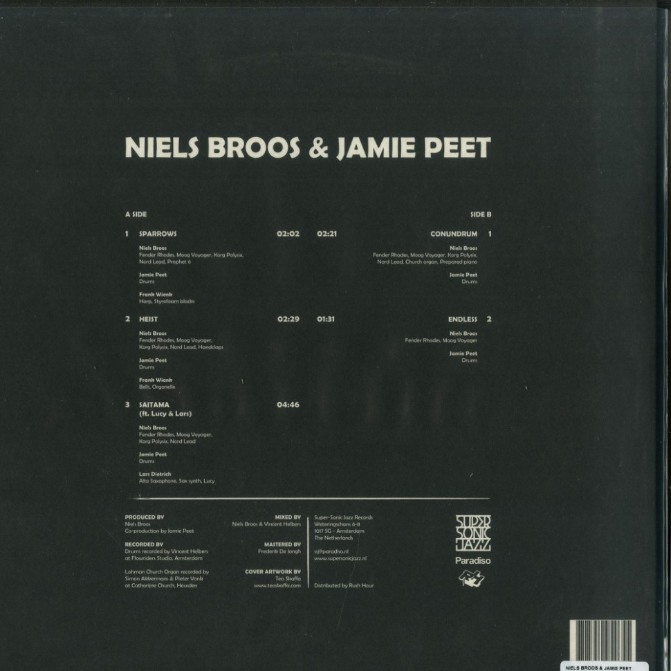 [831] Niels Broos & Jamie Peet - Niels Broos & Jamie Peet (LP)