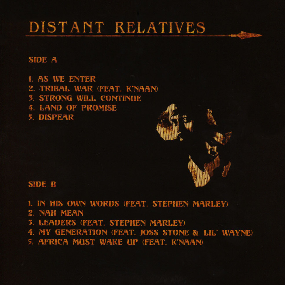 [3689] Nas & Damian Marley - Distant Relatives (LP | Turquoise)