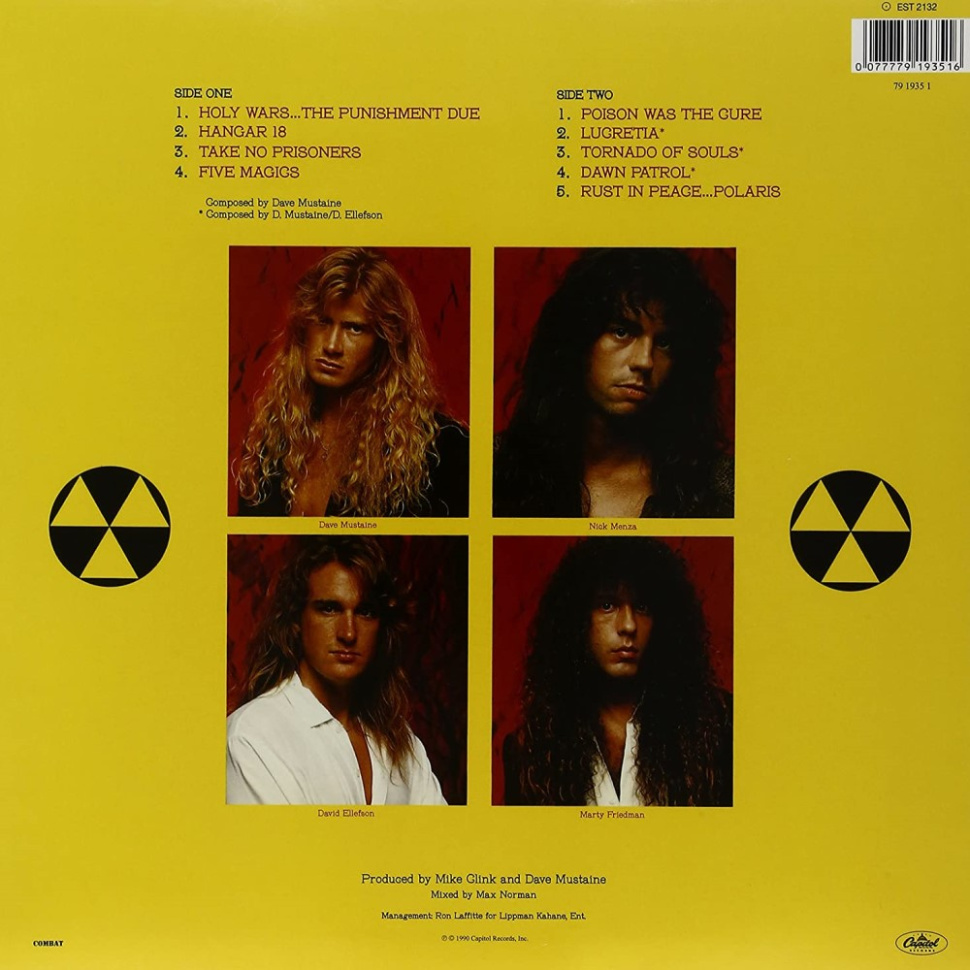 [3245] Megadeth - Rust In Peace (LP)