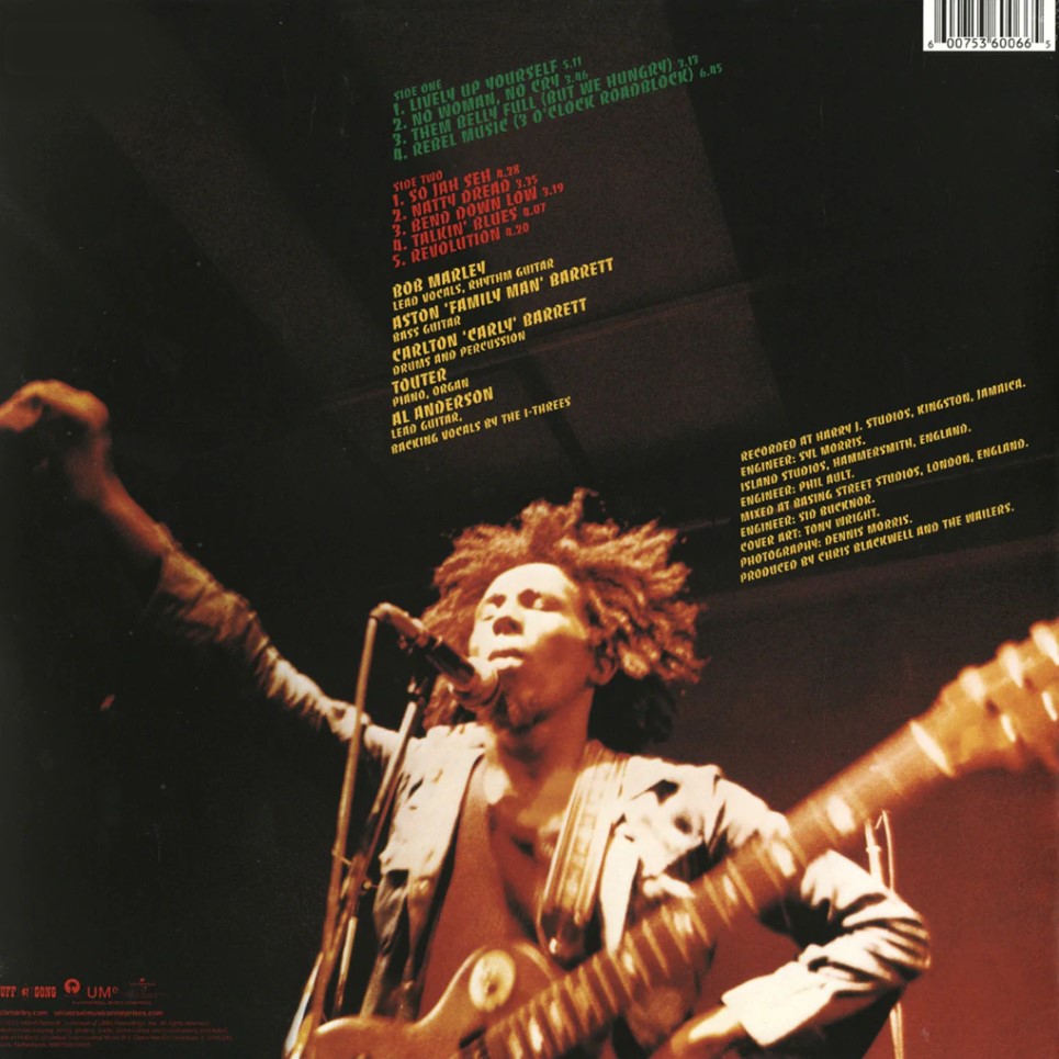 [3153] Bob Marley & The Wailers - Natty Dread (LP)