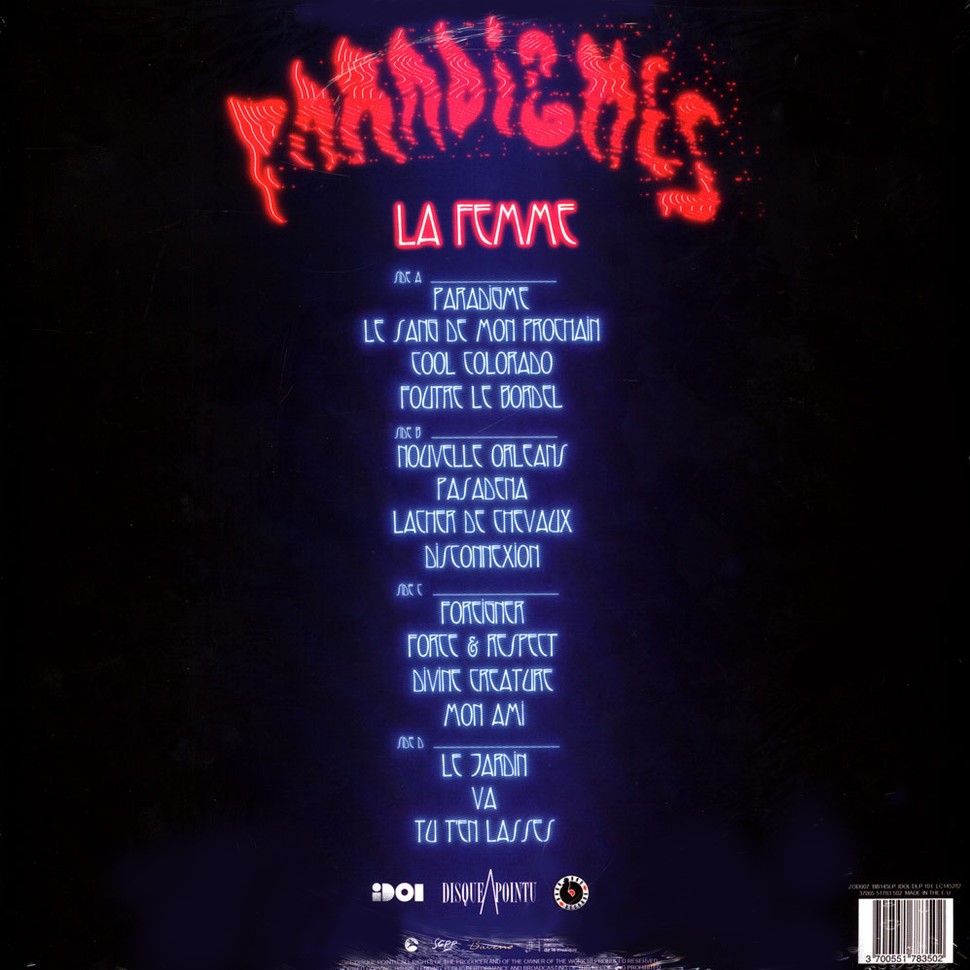 [61283] La Femme - Paradigmes (2LP)