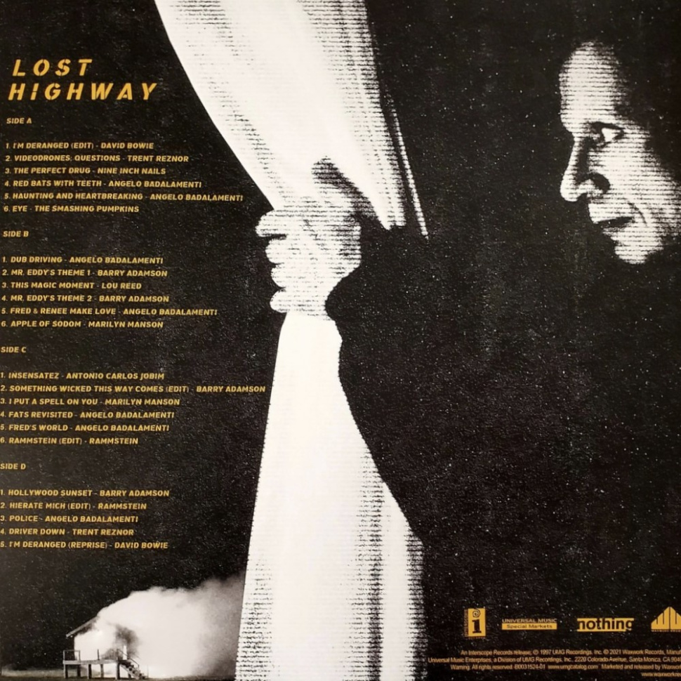 [69760] OST - Lost Highway (2LP | Clear with splatter)