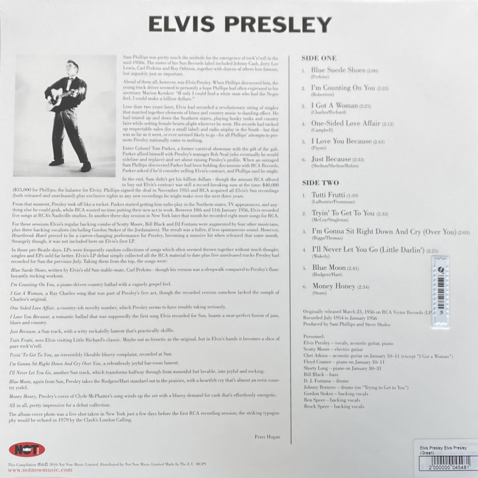 [45481] Elvis Presley - Elvis Presley (LP | Green)