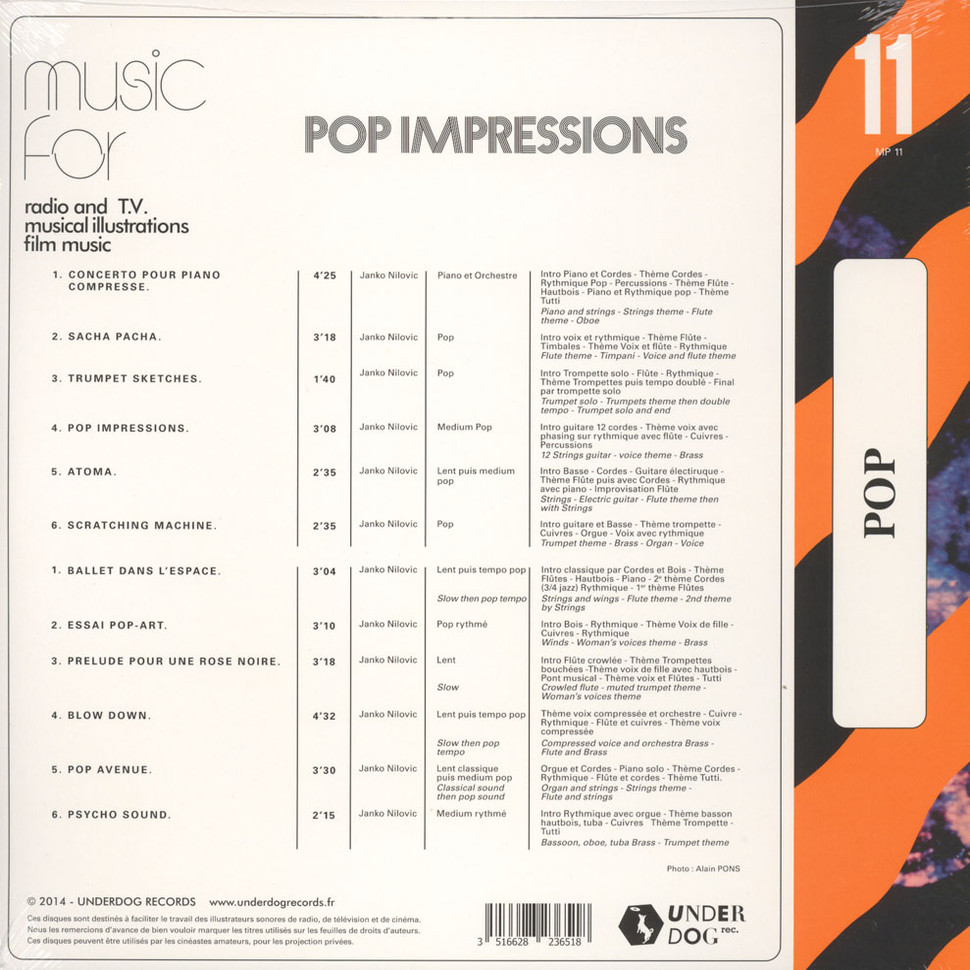 [71077] Janko Nilovic - Pop Impressions (LP)