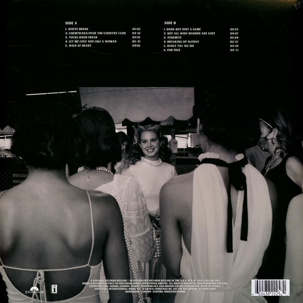[55244] Lana Del Rey - Chemtrails Over The Country Club (LP | Blue (Cobalt) Translucent)