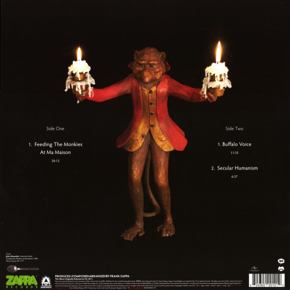 [5782] Frank Zappa - Feeding The Monkies At Ma Maison (LP)