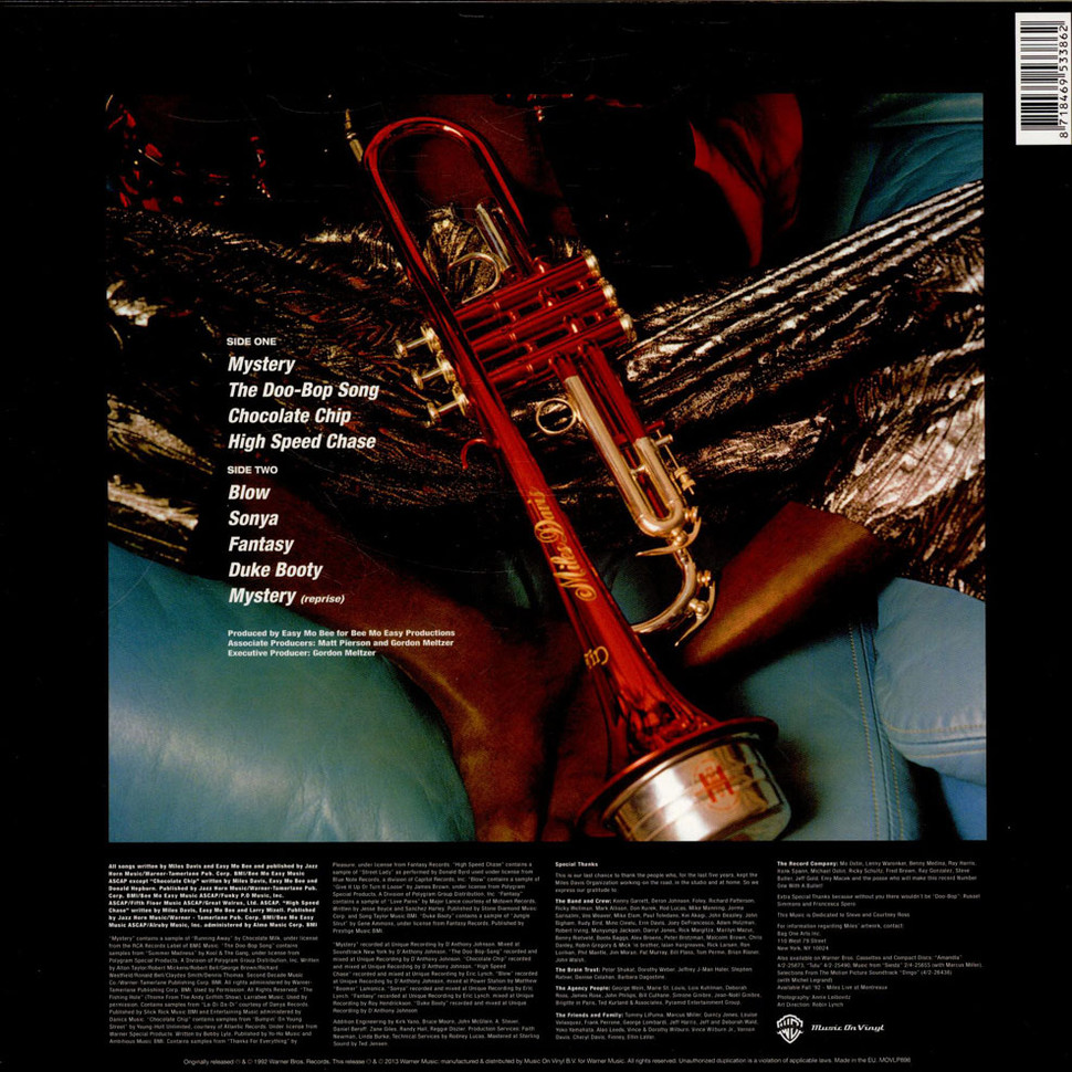 [1388] Miles Davis - Doo-Bop (LP)