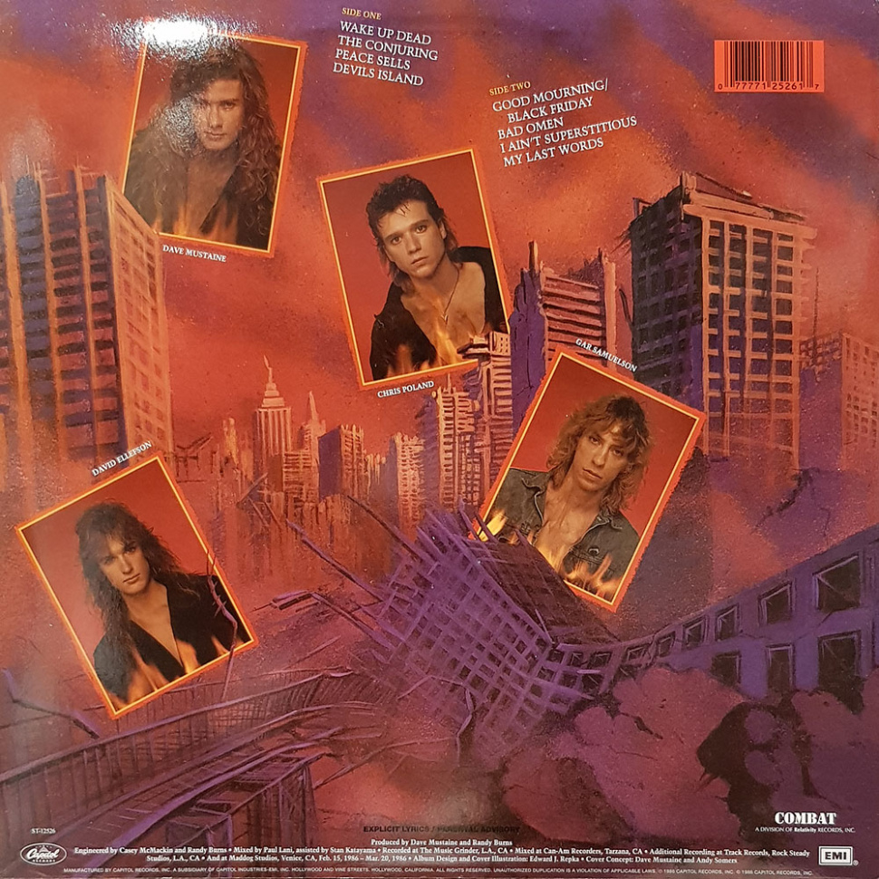 [3238] Megadeth - Peace Sells But Who's Buying? (LP)