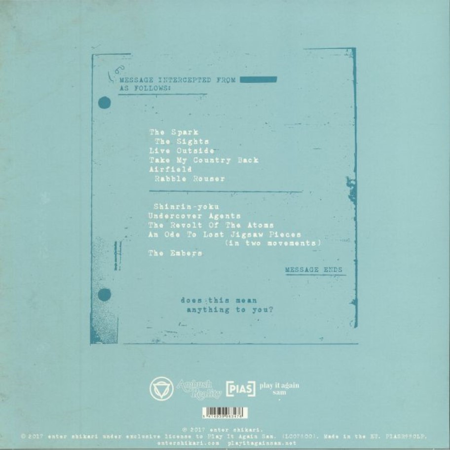 [1838] Enter Shikari - Spark (LP | Galaxy Blue)