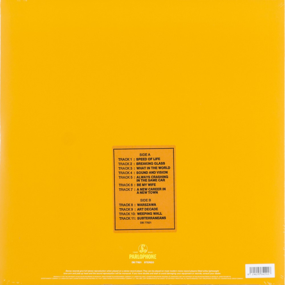 [45047] David Bowie - Low (LP)