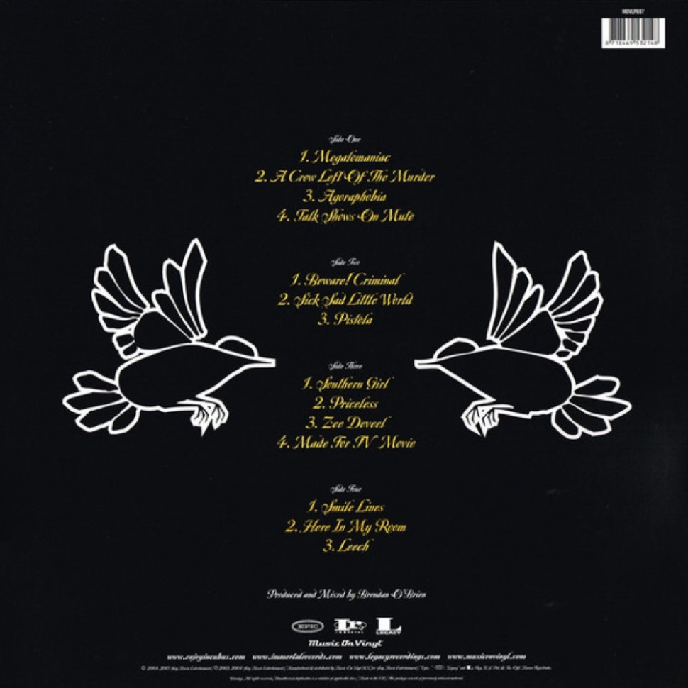 [9438] Incubus - A Crow Left Of The Murder (2LP)