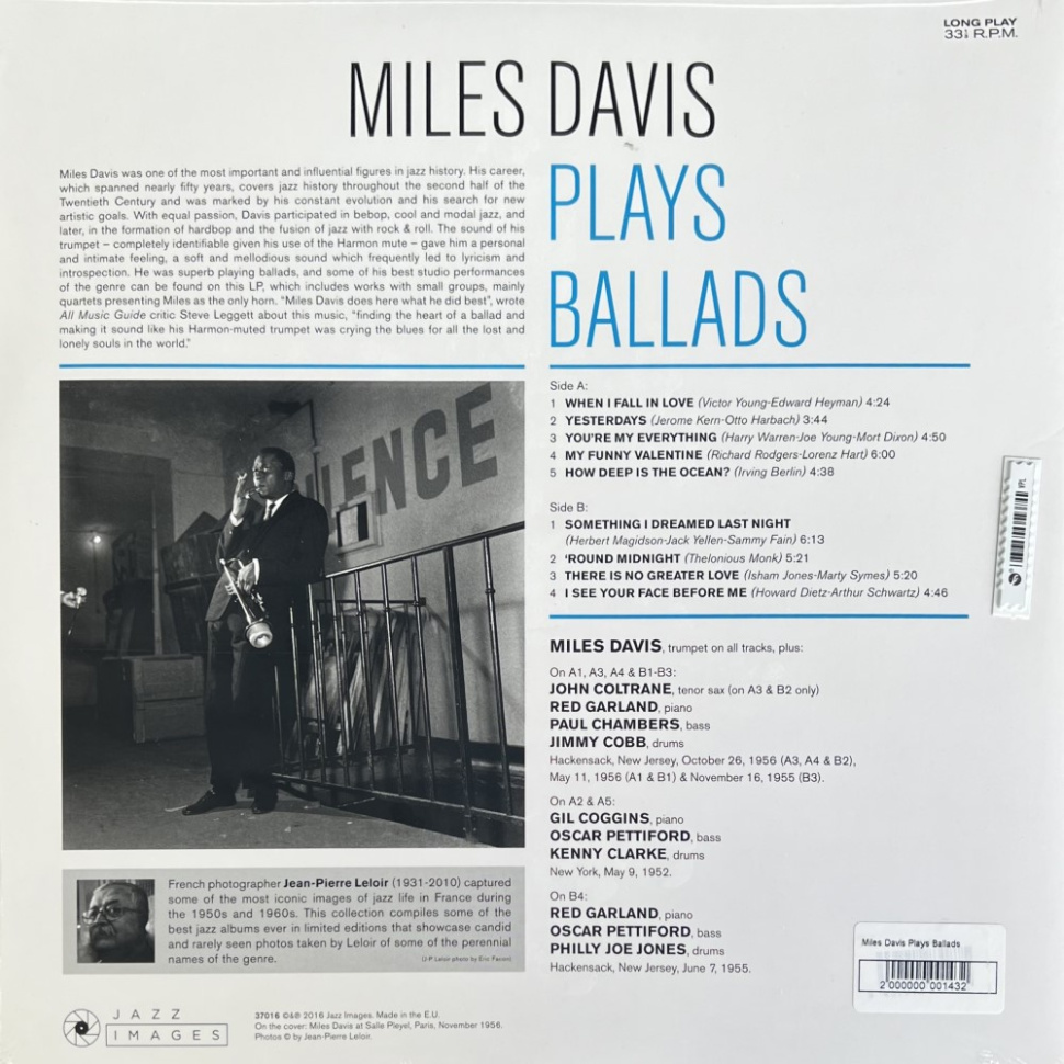 [1432] Miles Davis - Plays Ballads (LP)