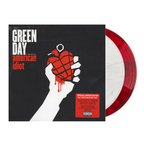 [48314] Green Day - American Idiot (2LP | Red/White with Black Swirl)
