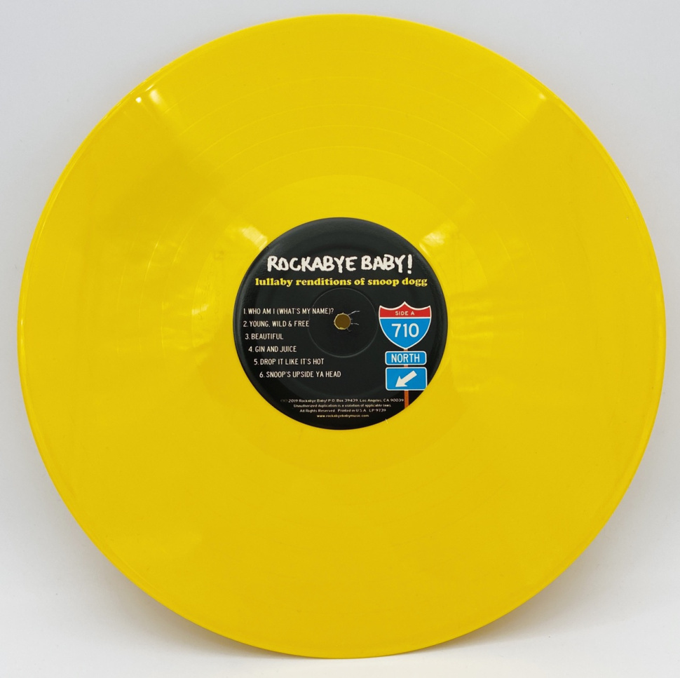 [25797] Rockabye Baby! - Lullaby Renditions Of Snoop Dogg (LP | Yellow)