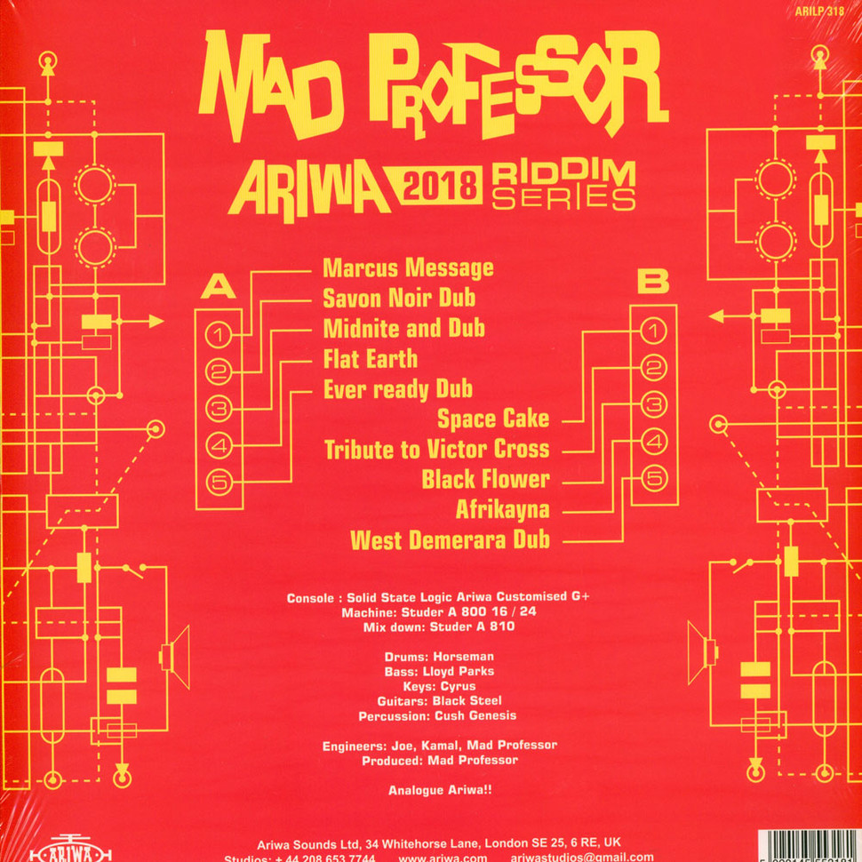 [3009] Mad Professor - Ariwa 2018 Riddim Series (LP)
