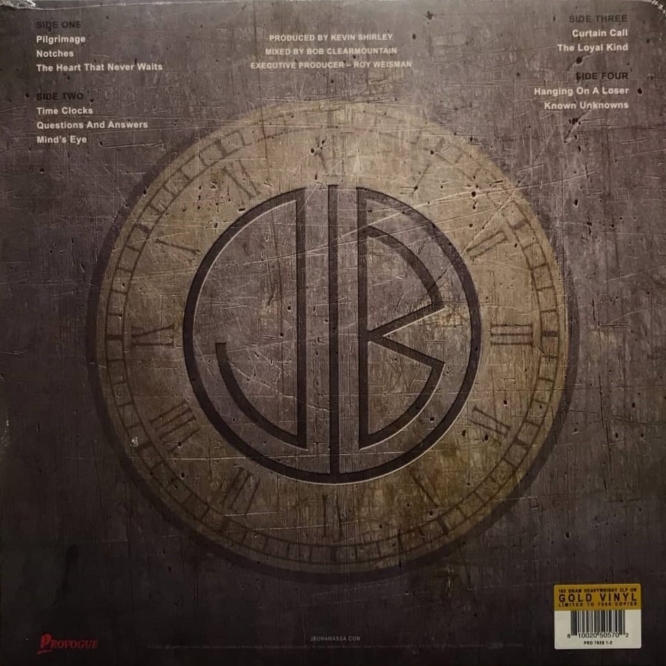 [70834] Joe Bonamassa - Time Clocks (2LP | Gold)