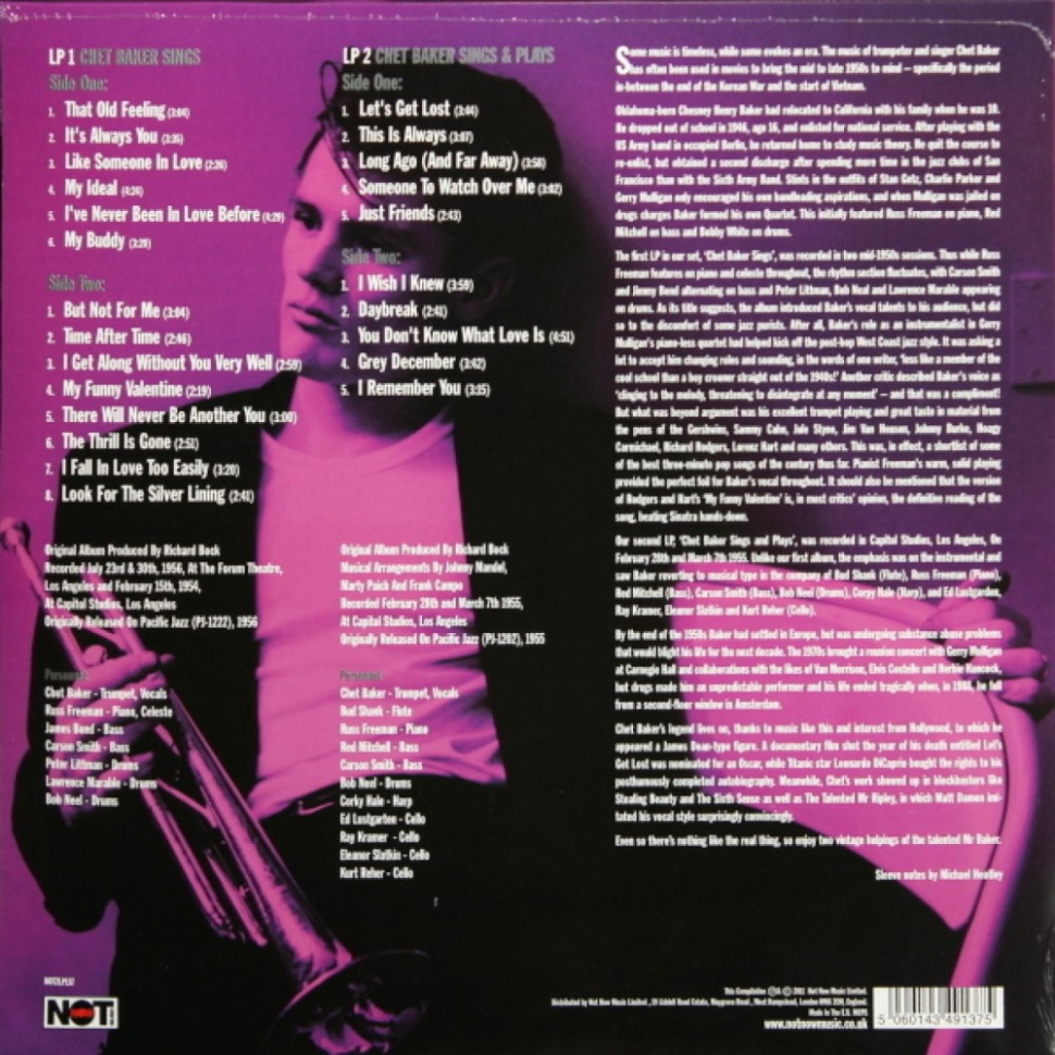 [46952] Chet Baker - Sings & Plays (2LP)