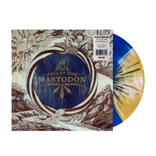 [53486] Mastodon - Call Of The Mastodon (LP | Royal Blue with Metallic Gold Butterfly Wings and White and Black Splatter)
