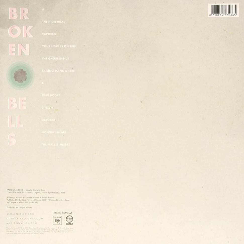 [23182] Broken Bells - Broken Bells (LP)