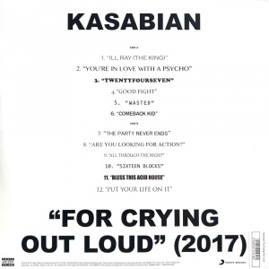 [10182] Kasabian - For Crying Out Loud (LP + CD)