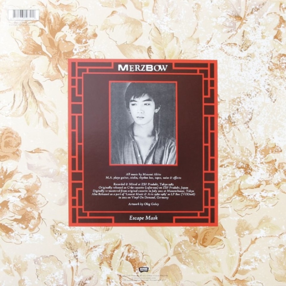 [20761] Merzbow - Escape Mask (LP)