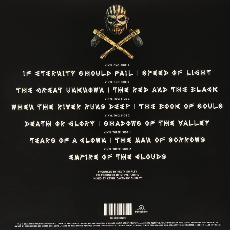 [9575] Iron Maiden - The Book Of Souls (3LP)