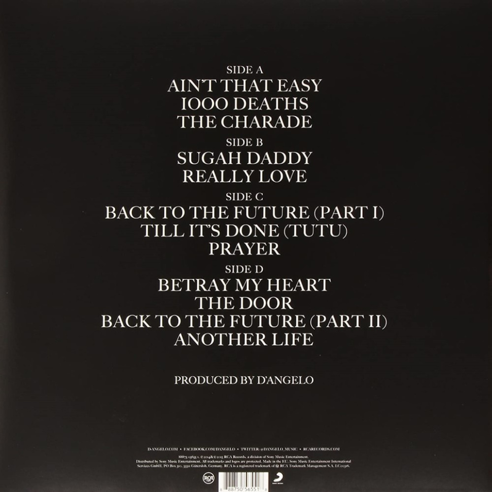 [19826] D'Angelo & The Vanguard - Black Messiah (2LP)