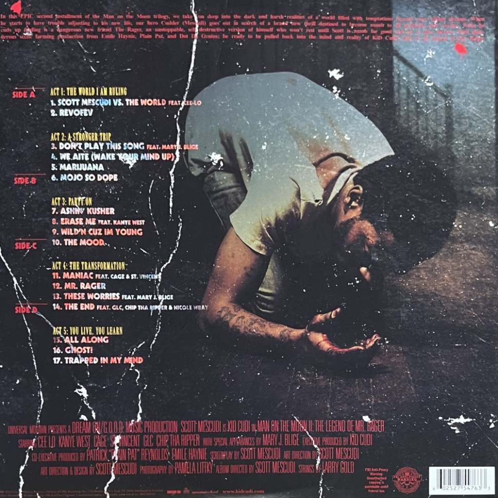 [31897] Kid Cudi - Man On The Moon II: The Legend Of Mr. Rager (2LP)