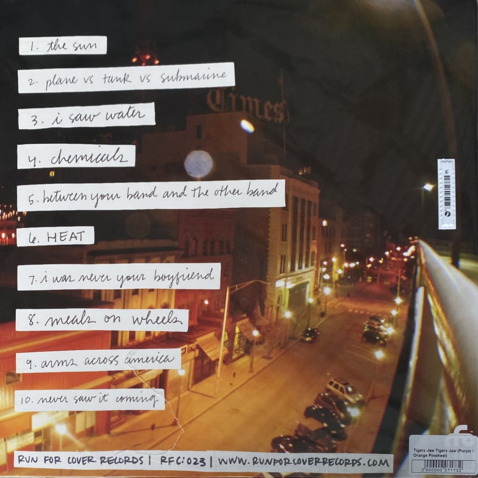 [71732] Tigers Jaw - Tigers Jaw (LP | Purple / Orange Pinwheel)