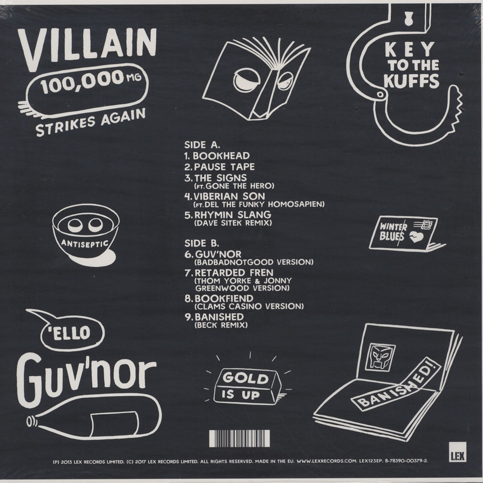 [40103] JJ DOOM - Bookhead EP (12")
