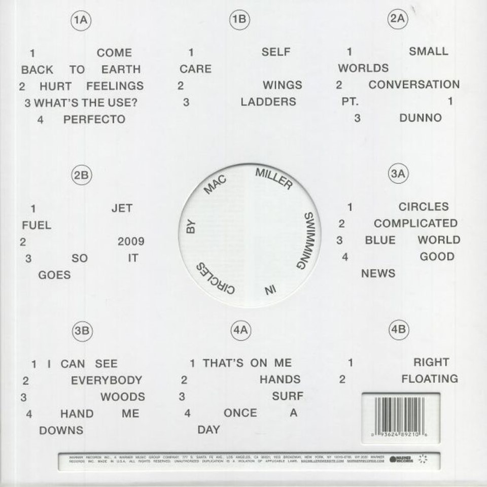 [37530] Mac Miller - Swimming In Circles (4LP Box Set | Blue (Dark), Blue (Light))
