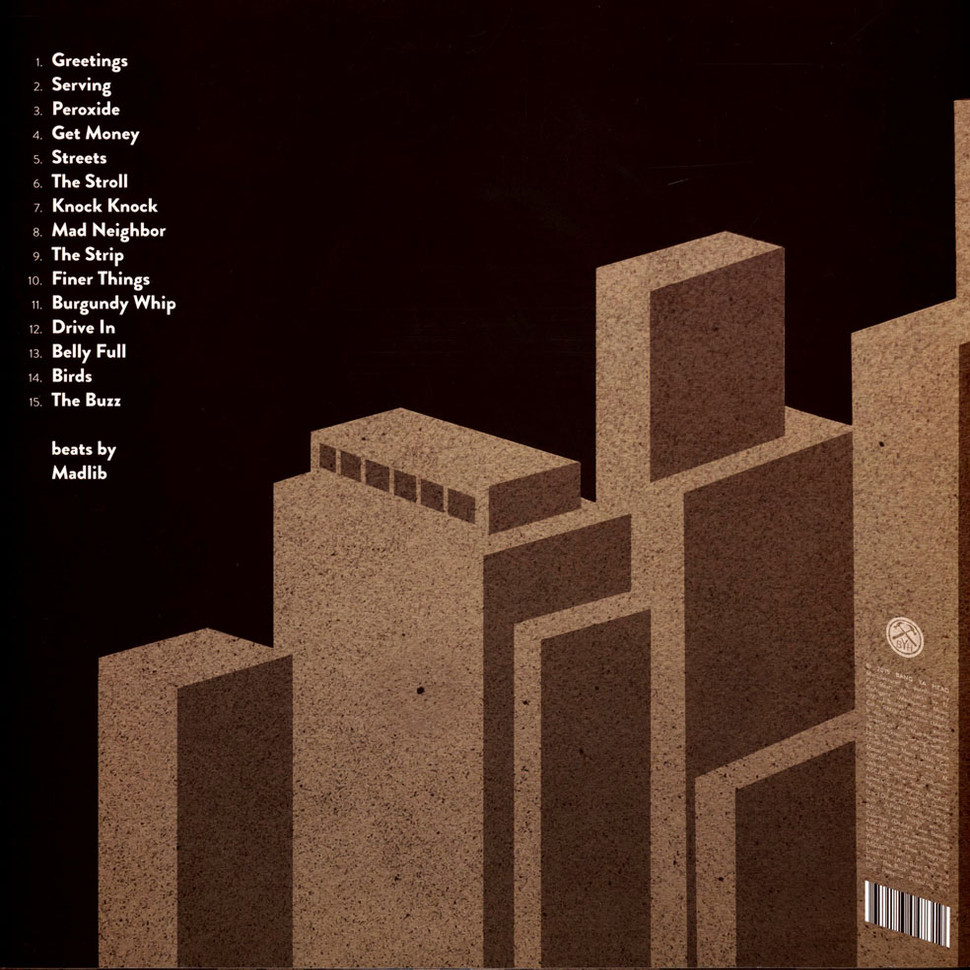 [3221] Med, Blu & Madlib - Bad Neighbor (2LP)
