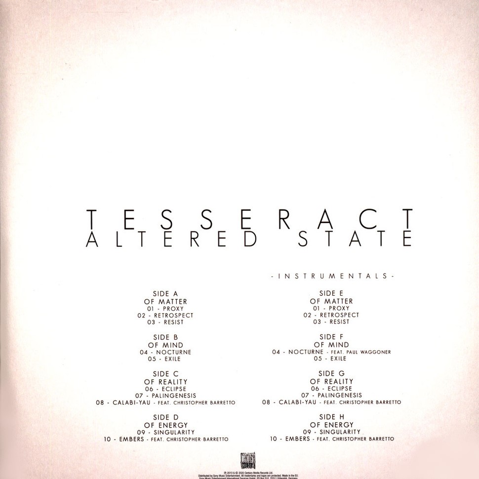 [71718] Tesseract - Altered State (4LP Box Set)