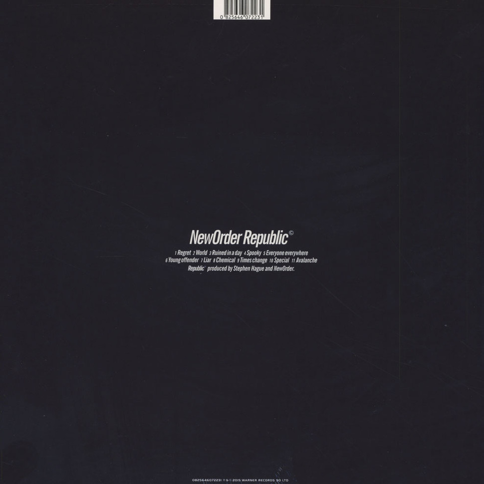 [54230] New Order - Republic (LP)