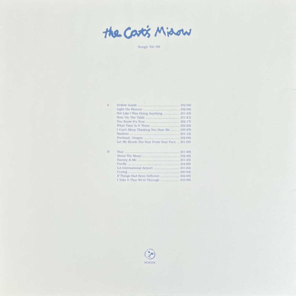[70322] The Cat's Miaow - Songs '94-'98 (LP)