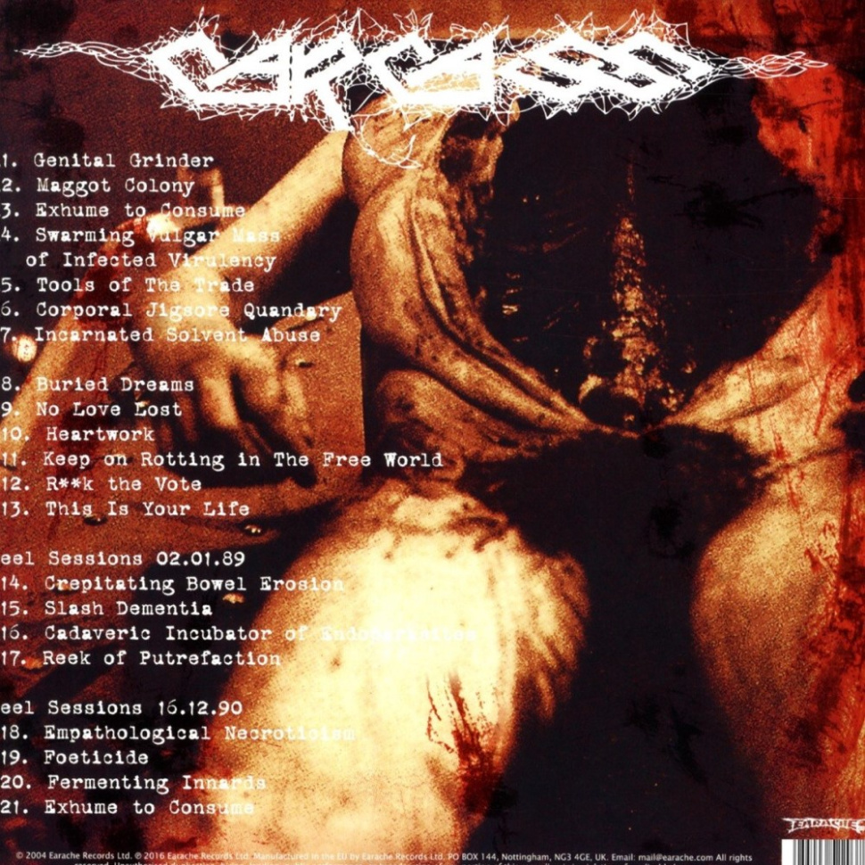 [38476] Carcass - Choice Cuts (2LP)