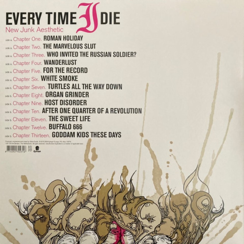 [58153] Every Time I Die - New Junk Aesthetic (LP | Clear w/ Black Smoke)