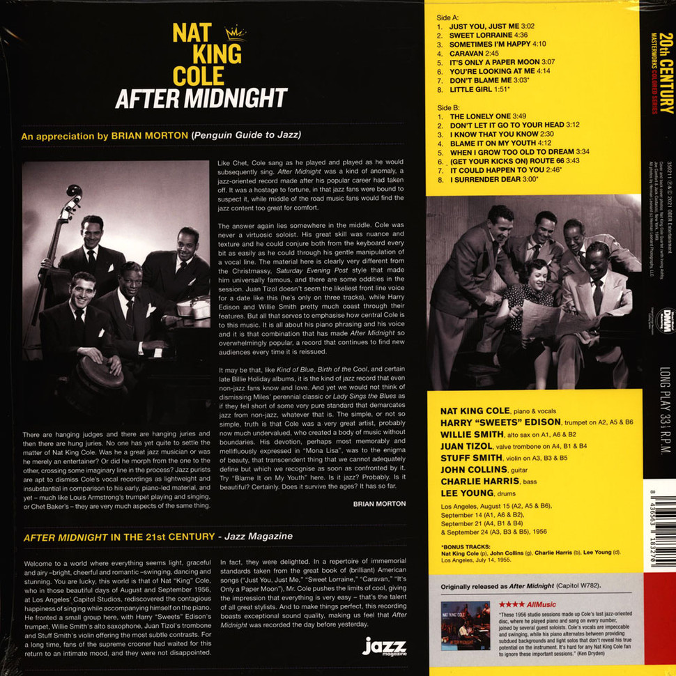 [68688] Nat King Cole - After Midnight (LP | Blue)